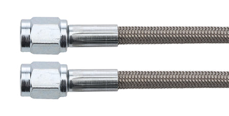 Allstar Performance Braided Stainless AN Hose - PTFE Lined - 42 in - 3 AN Straight Female to 3 AN Straight Female (Set of 5)