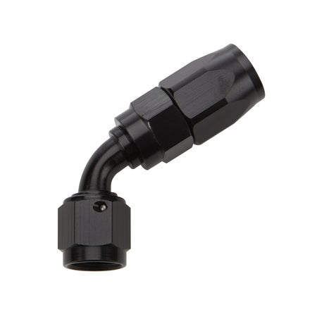 Allstar Performance Reusable Hose End - Black - 60 Deg Elbow -12 AN