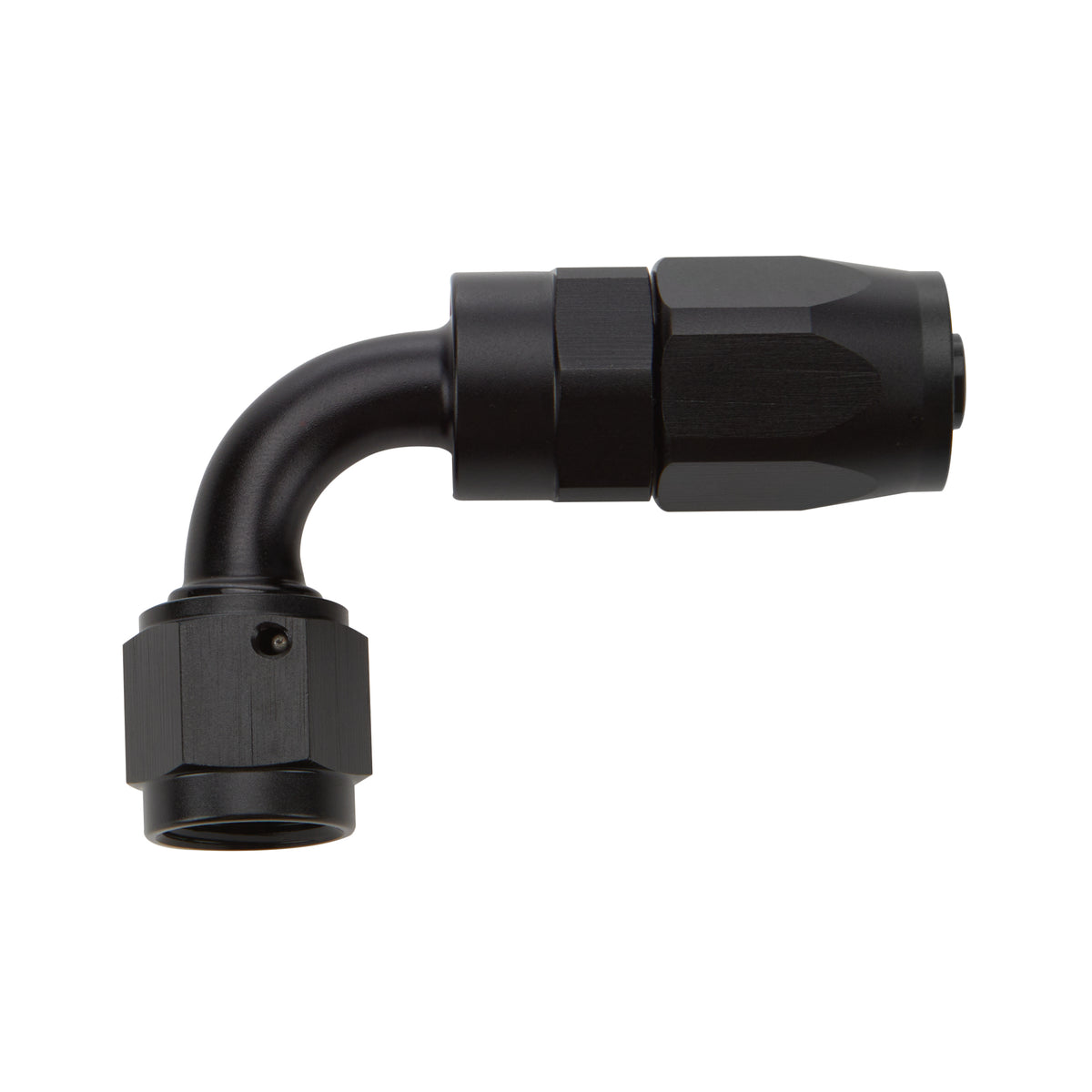 Allstar Performance Reusable Hose End - Black - 90 Deg Elbow -16 AN