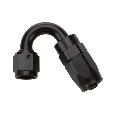 Allstar Performance Reusable Hose End - Black - 150 Deg Elbow -12 AN
