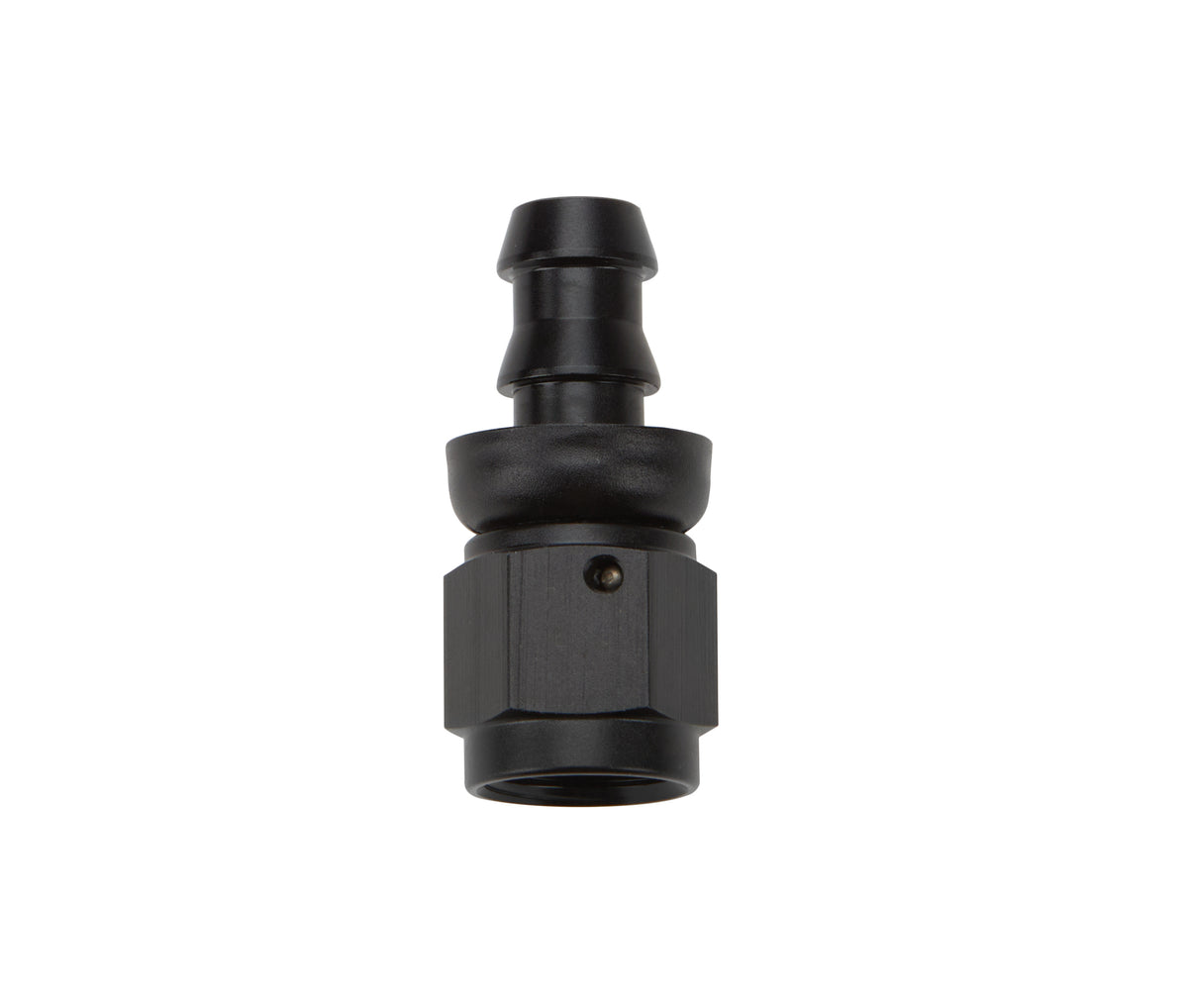 Allstar Performance Pushlock Hose End - Black - Straight -6 AN