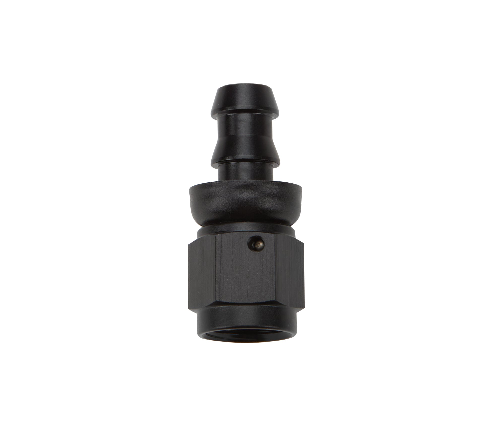 Allstar Performance Pushlock Hose End - Black - Straight -6 AN