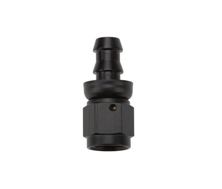 Allstar Performance Pushlock Hose End - Black - Straight -6 AN