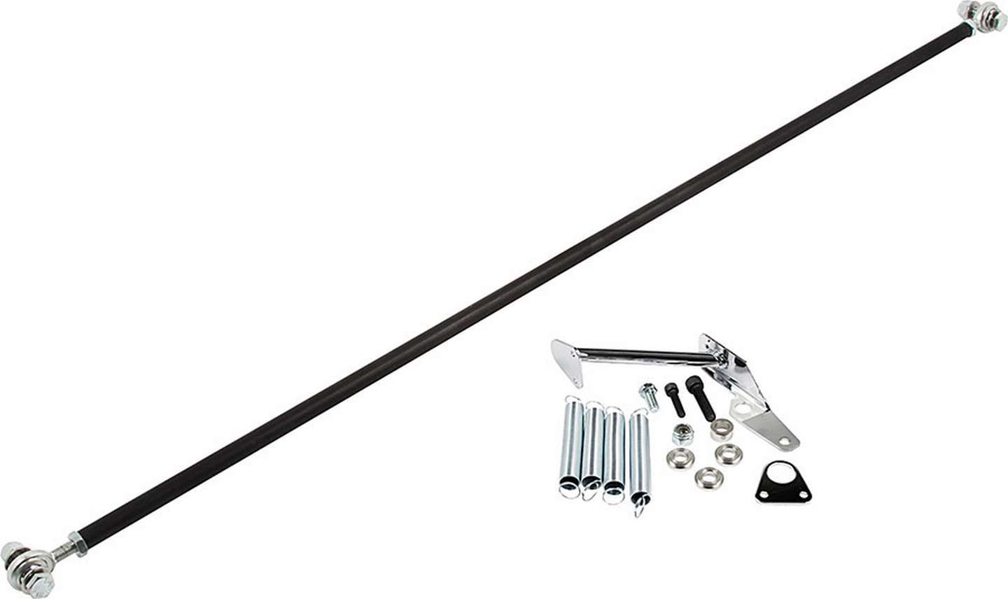 Allstar Performance Throttle Linkage w/ Return Spring Kit - 36 in Long Rod - Brackets / Bushings / Return Springs / Rod Ends