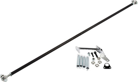 Allstar Performance Throttle Linkage w/ Return Spring Kit - 36 in Long Rod - Brackets / Bushings / Return Springs / Rod Ends