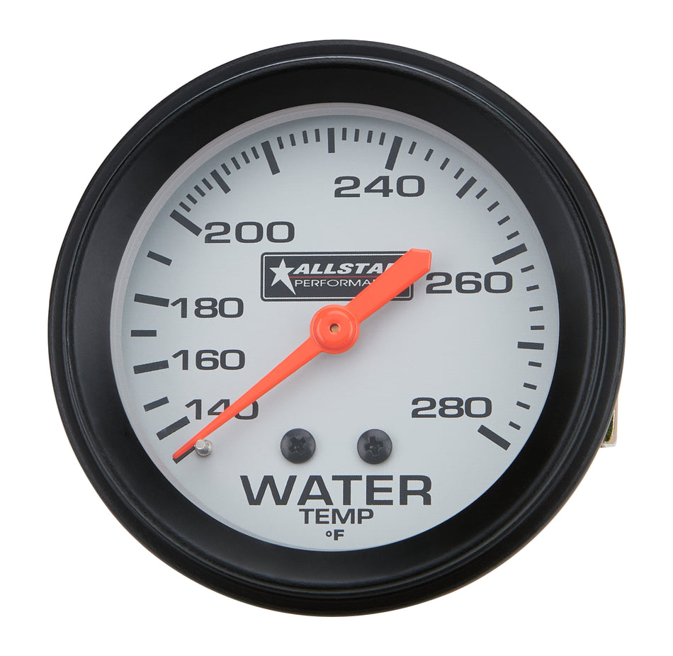 Allstar Performance Water Temperature Gauge - 2-5/8" Diameter - 140-280F
