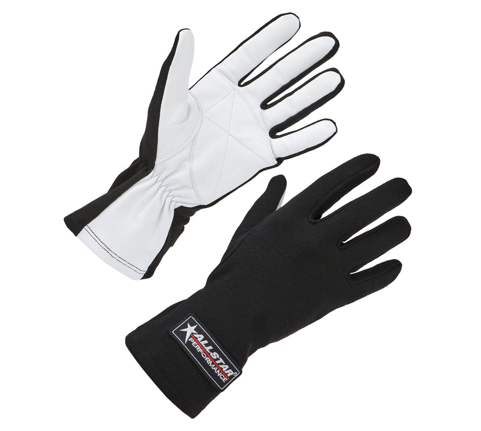 Allstar Performance Single Layer Racing Gloves - Black