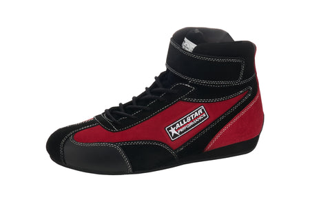 Allstar Performance Pro-Series Mid-Top SFI 3.3/5 Driving Shoes - Black/Red