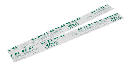 Allstar Performance Plastigauge - 0.001-0.003 in Measurement Range - 12 in Long - Green (Pair)