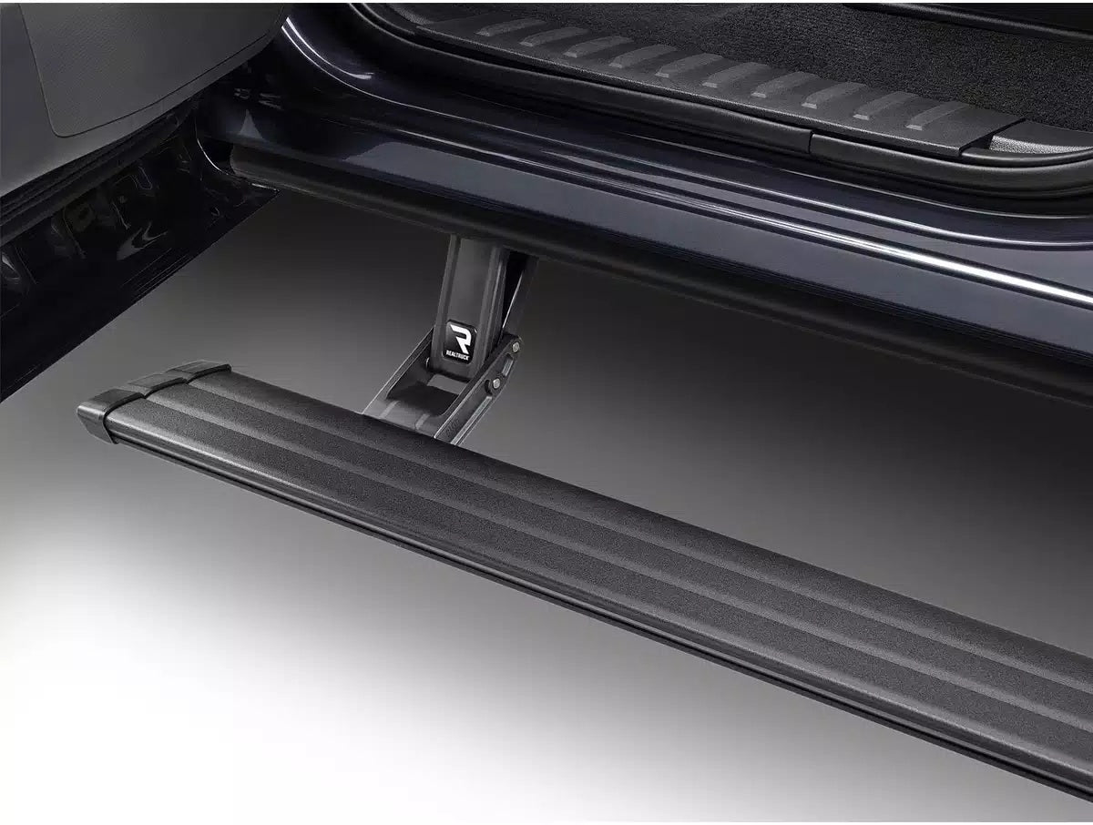 AMP Research PowerStep Vision Running Boards - Power-Deploying - Black - Ford Midsize Truck 2024