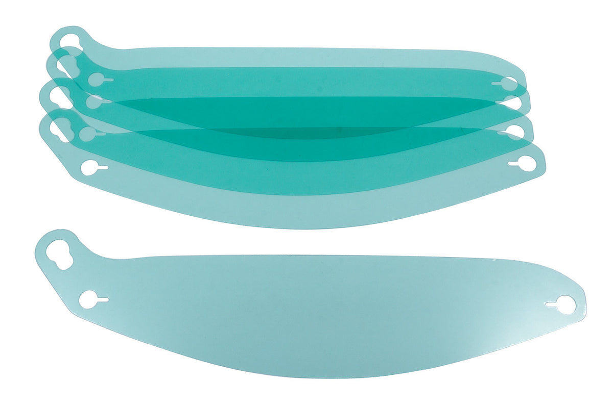 Arai Tear Offs - 10 mm Thick - Clear - Arai GP-6 Helmet (5 Pack)