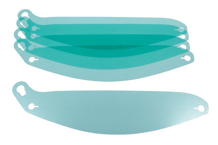 Arai Tear Offs - 10 mm Thick - Clear - Arai GP-6 Helmet (5 Pack)