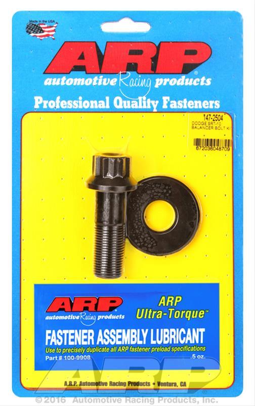 ARP Chromoly Harmonic Balancer Bolt - 3/4-16 in Thread - 2.175 in Long - 3/4 in 12 Point Head - Mopar V10