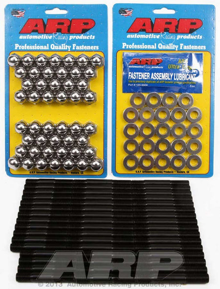 ARP Chromoly Cylinder Head Bolt Kit - Acorn Hex Nuts - Edelbrock Heads - Ford Flat-Head 1949-53