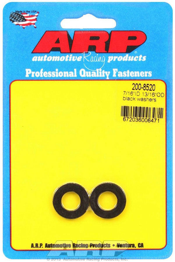 ARP Special Purpose Washer - Black Oxide - 7/16" ID - 13/16" OD - .120 Thickness (Pair)