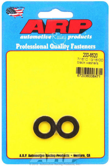ARP Special Purpose Washer - Black Oxide - 7/16" ID - 13/16" OD - .120 Thickness (Pair)