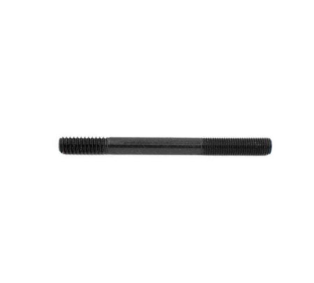 ARP 10 mm x 1.25 and 10 mm x 2.00 Thread Stud - 4.550 in Long - Broached - Chromoly - Black Oxide