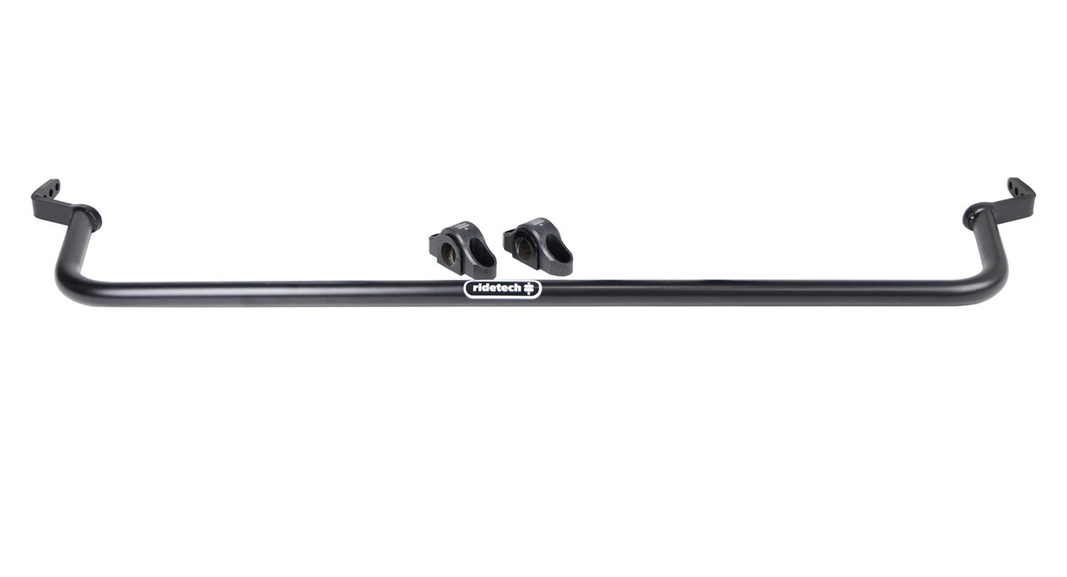 RideTech Rear Sway Bar - 1.125 in Diameter - Black - Chevy Camaro 2016-24