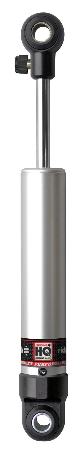 RideTech HQ Series Monotube Single Adjustable Shock - 12.15 in Compressed / 18.80 in Extended - 1.50 in OD - Rear - Universal