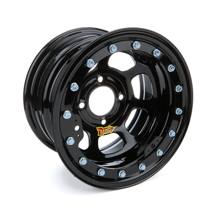 Aero 33 Series Beadlock Wheel - 13 x 8 in - 3.000 in Backspace - 4 x 4.50 in Bolt Pattern - Black
