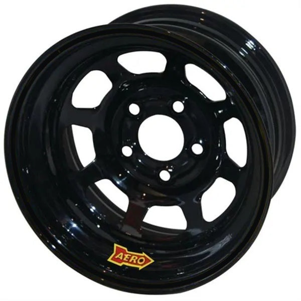 Aero 50 Series Wheel - 15 x 7 in - 3.000 in Backspace - 5 x 5.00 in Bolt Pattern - Black
