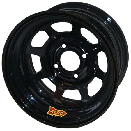 Aero 55 Series Wheel - 15 x 7 in - 2.000 Backspace - 4 x 4.250 in Bolt Pattern - Black