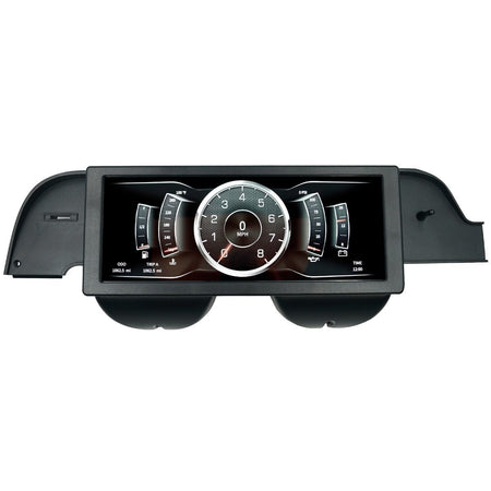 Auto Meter Invision Digital Direct-Fit Gauge Kit - Black - Ford Mustang 1967-68