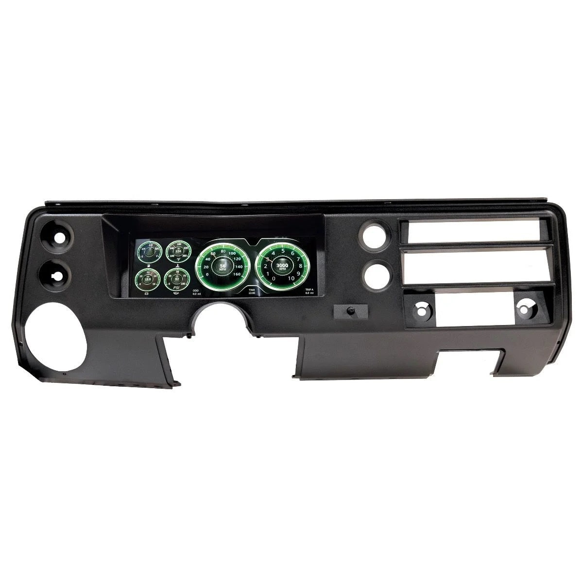 Auto Meter Invision Digital Direct-Fit Gauge Kit - Black - GM A-Body 1968