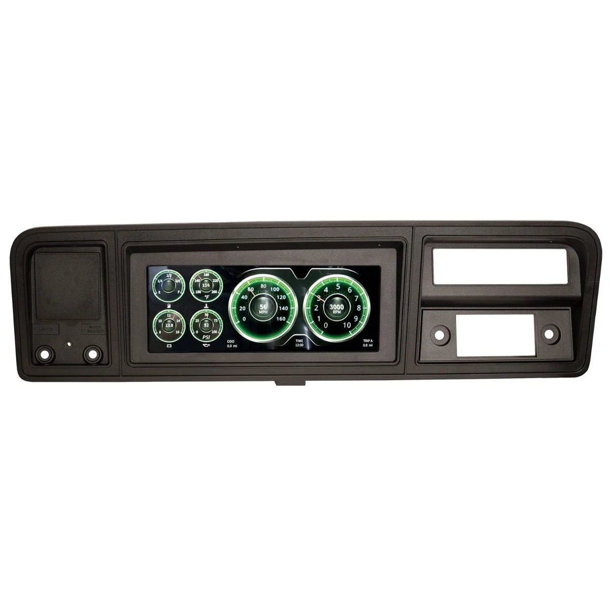 Auto Meter Invision Direct-Fit Digital LCD Gauge Kit - Black - Ford Fullsize SUV 1973-79
