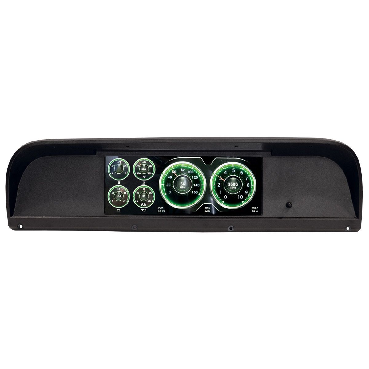 Auto Meter Invision Direct-Fit Digital LCD Gauge Kit - Black - Ford Fullsize Truck 1967-72
