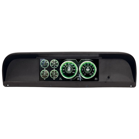 Auto Meter Invision Direct-Fit Digital LCD Gauge Kit - Black - Ford Fullsize Truck 1967-72