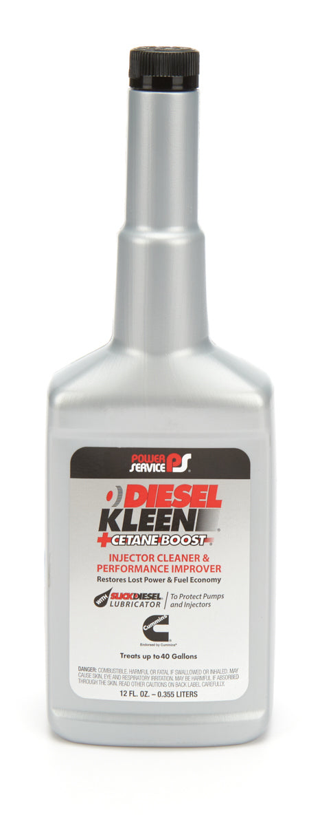 Power Service Diesel Kleen Fuel System Cleaner / Cetane Booster - 12 oz Bottle