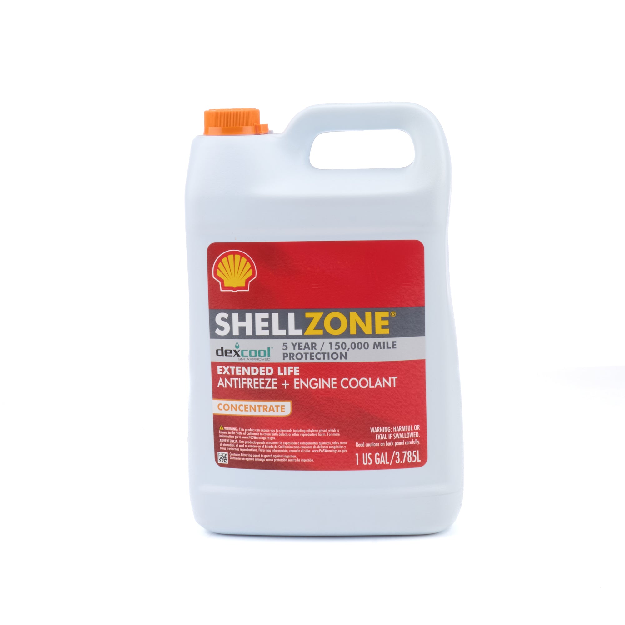ShellZone Dexcool Antifreeze Coolant Concentrate - 1 Gallon Jug