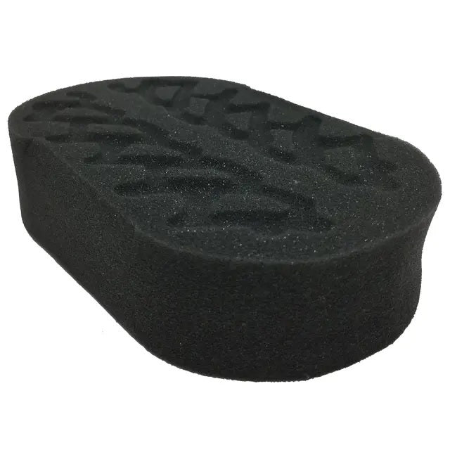 ATP Tire Gel Applicator - Oval - 5.8 x 3.6 x 1.3 in - Foam - Black