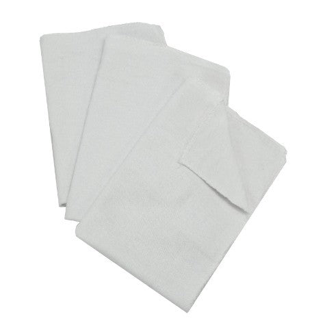 ATP Polishing Cloth - 17 x 11 in - Cotton - White (3 Pack)