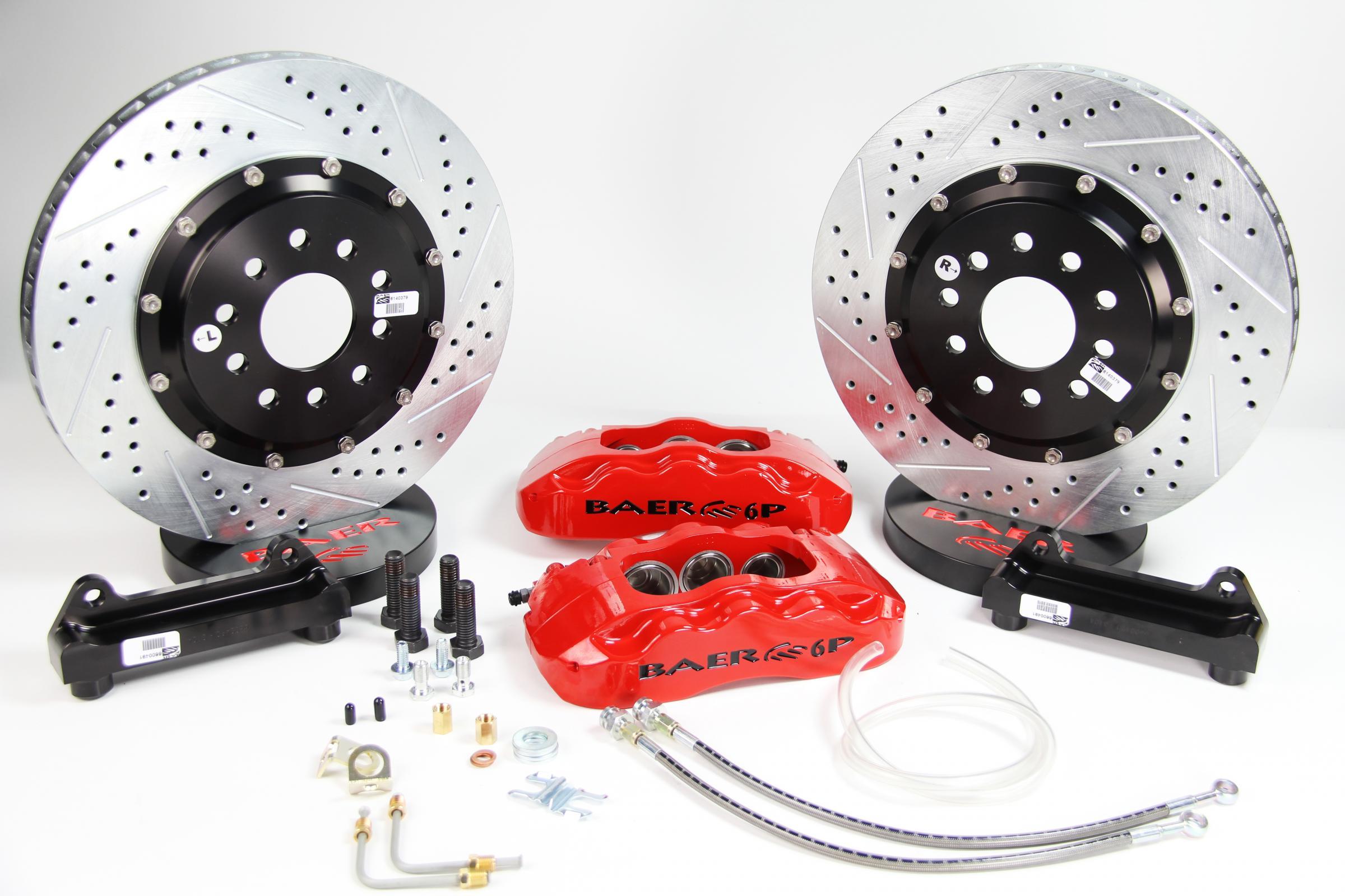 Baer Pro-Plus Front Brake Kit - Red - GM F-Body 1967-81