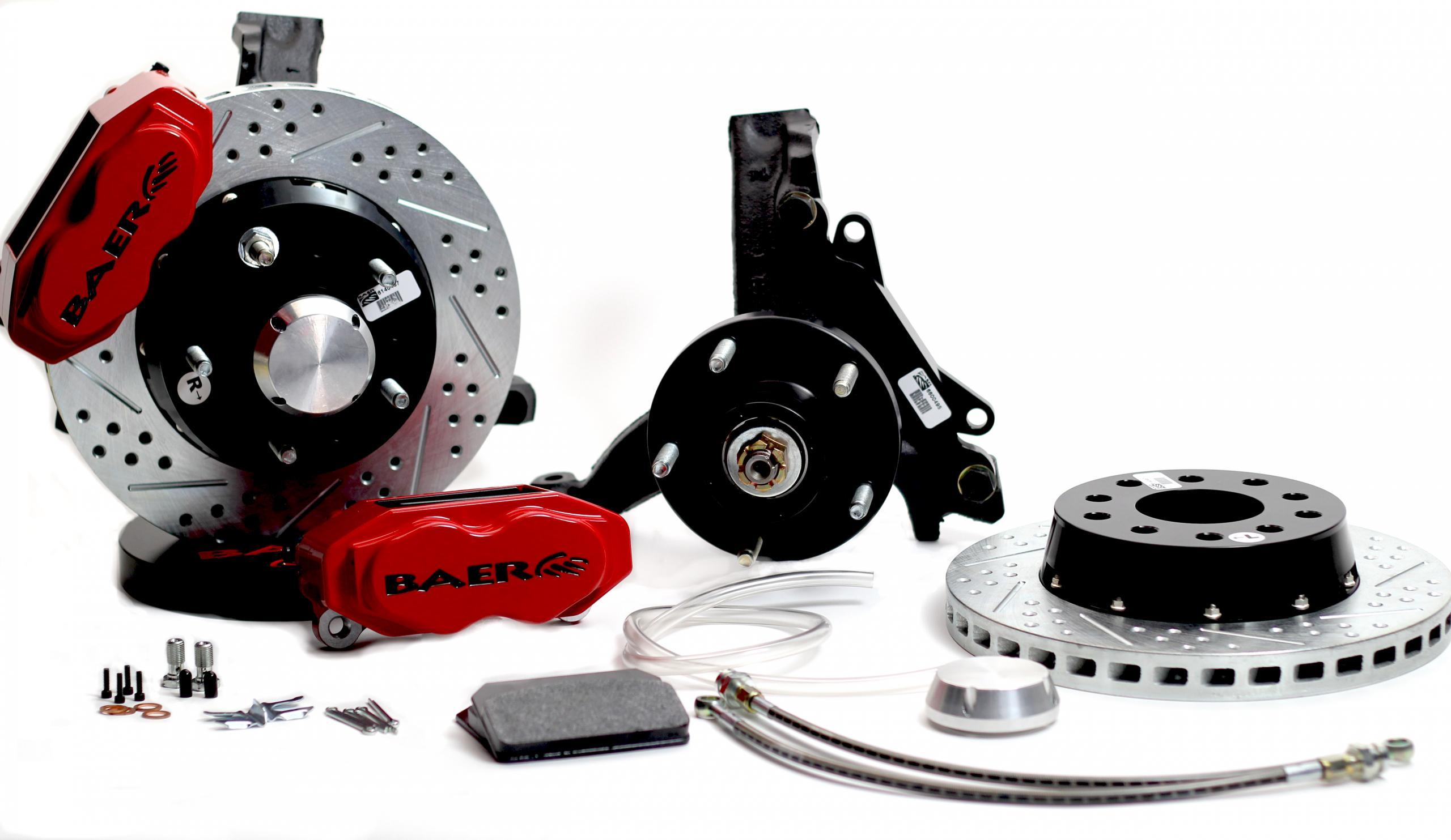 Baer SS4 Plus Front Brake Kit - Red - GM G-Body 1978-87