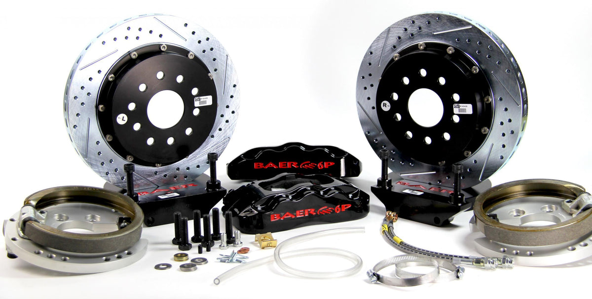 Baer Pro-Plus Rear Brake Kit - Black - GM G-Body 1978-87