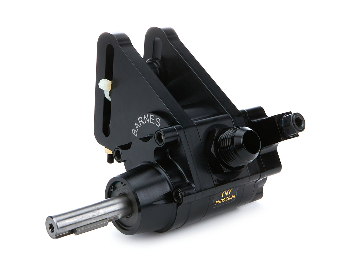 Barnes 1 Stage Belt Drive Oil Pump - Dual Brackets - 1.375 in Pressure/Scavenger