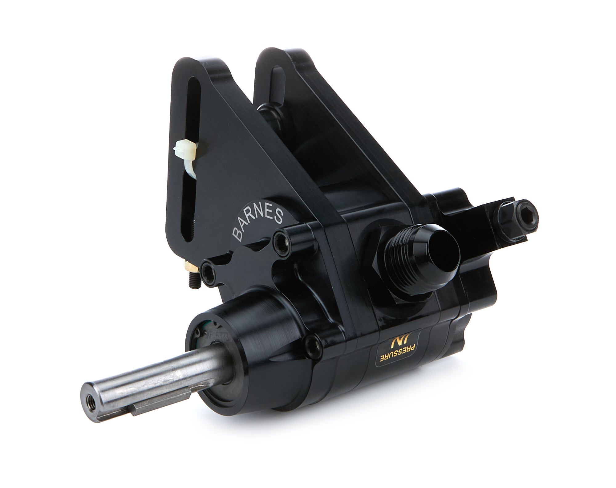 Barnes 1 Stage Belt Drive Oil Pump - Dual Brackets - 1.375 in Pressure/Scavenger
