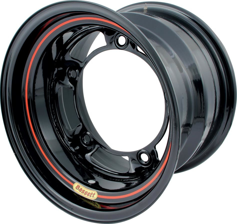 Bassett Ultra Light Wide 5 Wheel - 15 x 10 in - 5.5 in Backspace - Black