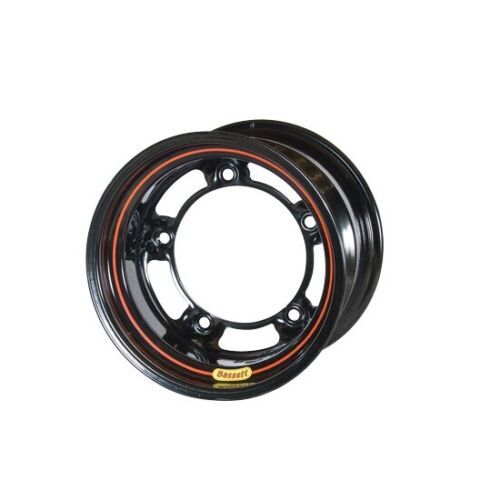 Bassett Lightweight Wide 5 Wheel - 15 x 10 in - 6.5 in Backspace - Black