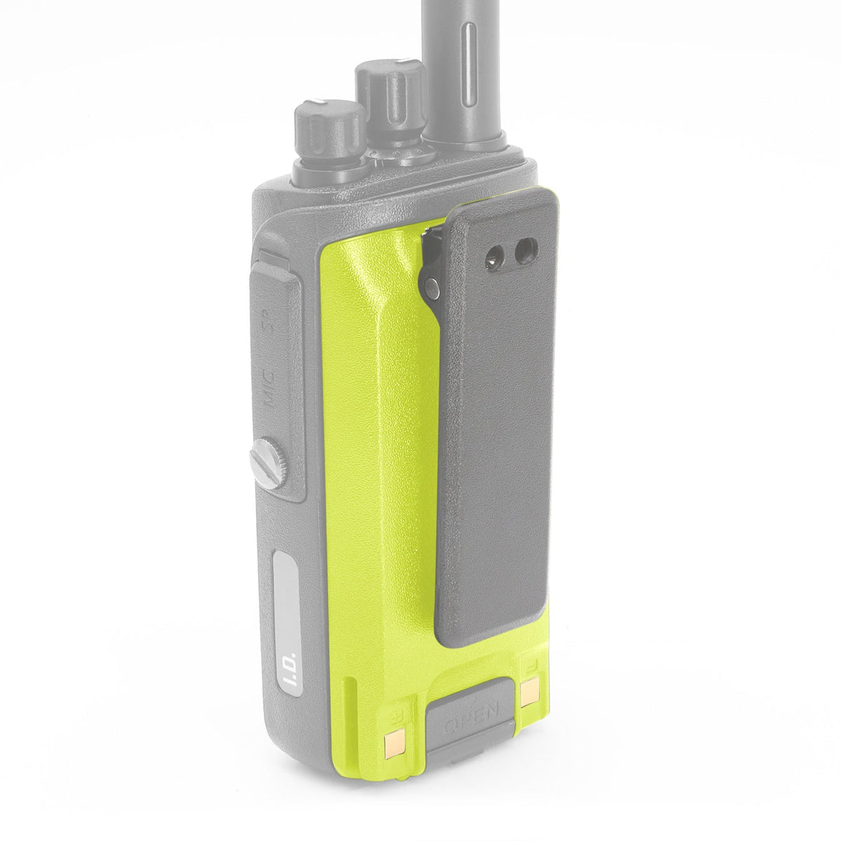 Rugged Radios RDH-X / ABH7 Replacement Battery - Safety Yellow BAT-RDHX-HV
