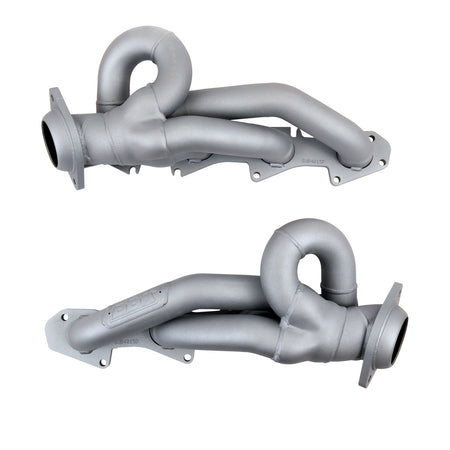 BBK Shorty Headers - 1.75 in Primary - Stock Collector Flange - Titanium Ceramic - Mopar Gen III Hemi - Ram Fullsize Truck 2019-24 (Pair)