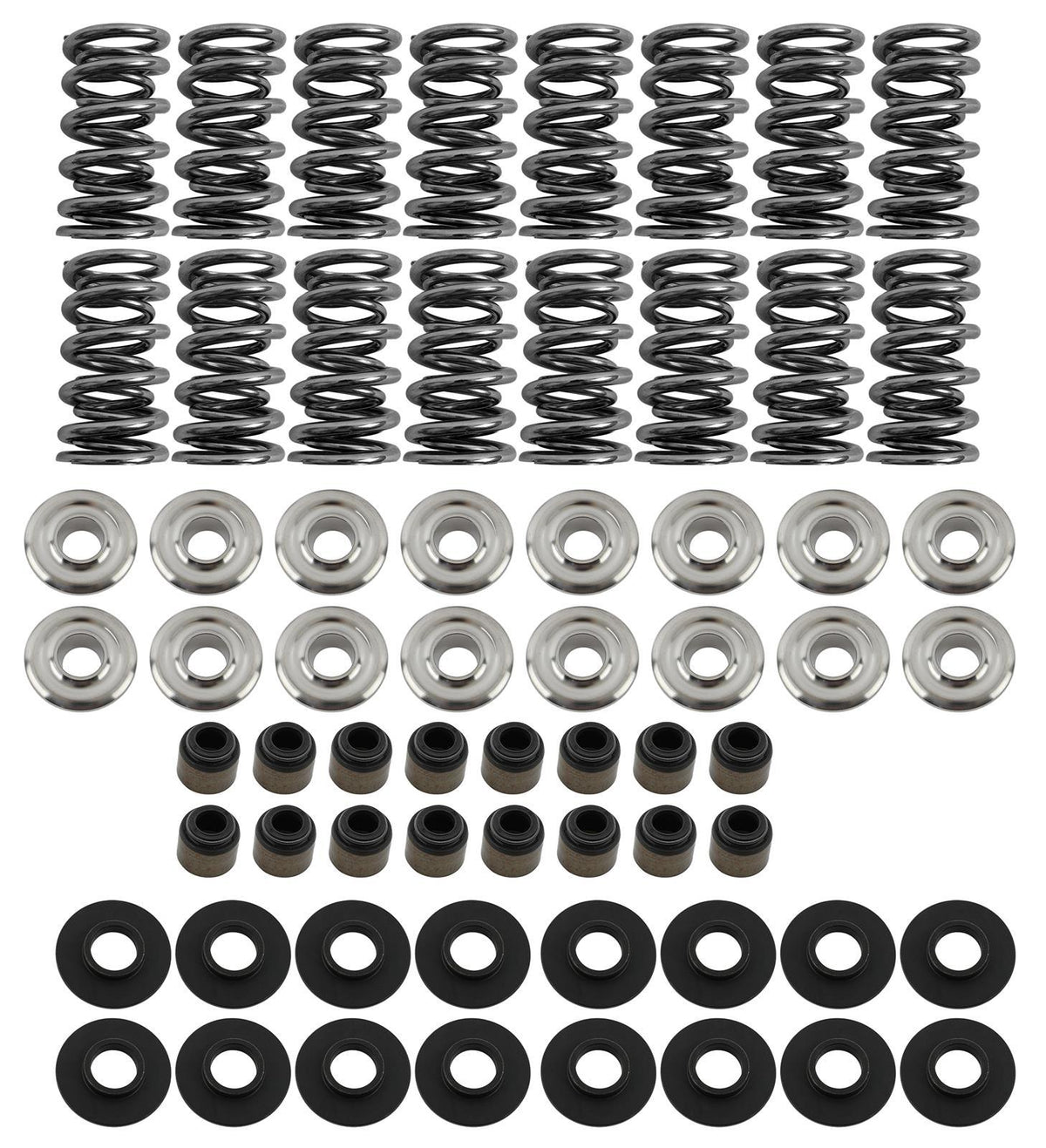 Brian Tooley Racing Dual Valve Spring Kit - 380 lb. - 1.070 in Coil Bind - 1.300 in OD - GM LS-Series
