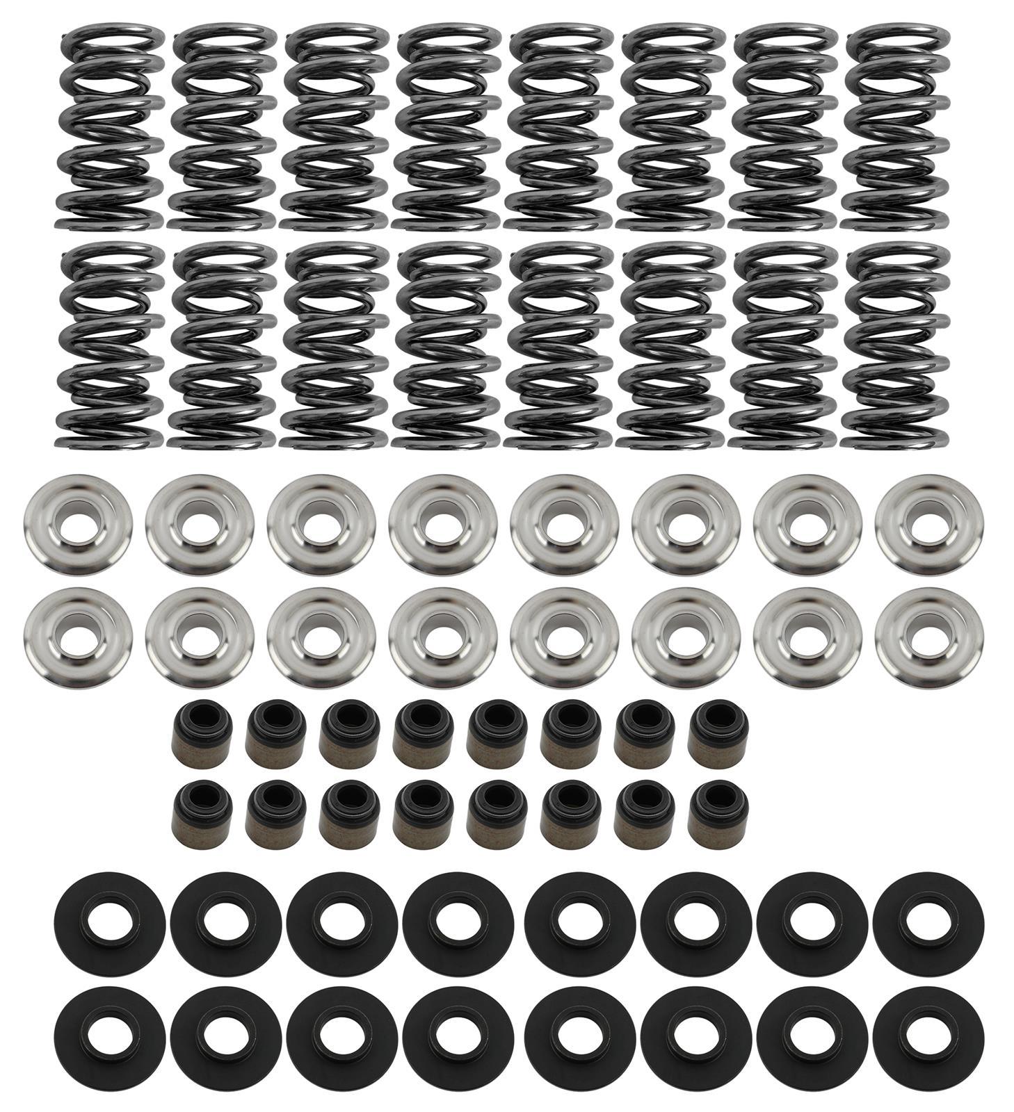 Brian Tooley Racing Dual Valve Spring Kit - 380 lb. - 1.070 in Coil Bind - 1.300 in OD - GM LS-Series