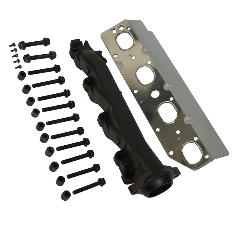 BD Diesel Exhaust Manifold - Passenger Side - Black Ceramic Coated - Mopar Gen III Hemi - Ram Fullsize Truck 2009-22
