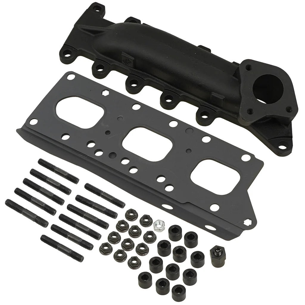 BD Diesel Right Side Exhaust Manifold - Ford EcoBoost V6 - Ford Fullsize Truck 2017-20