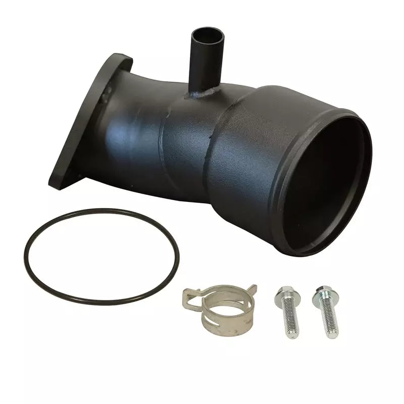 BD Diesel Turbocharger Intake Tube - 3-1/2 in Diameter - Black - GM Duramax 2017-22