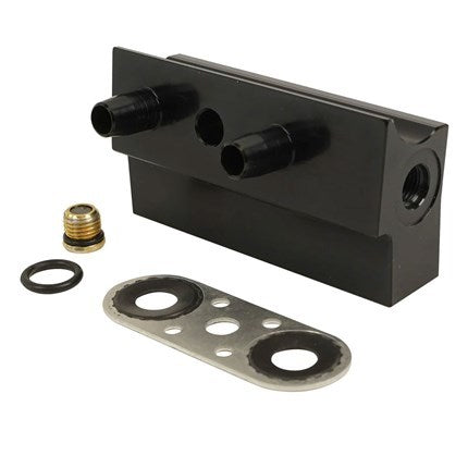 BD Diesel Bypass Delete Fluid Cooler Bypass - Black - GM 6L90 2019-23